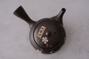 Tokoname Works Fuji Sakura Dark Clay Teapot