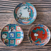 Peanuts Snoopy Japan Kutaniyaki Wagashi Plates