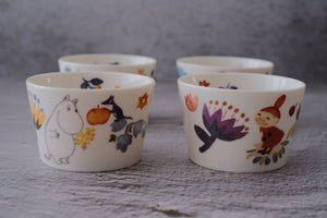 PRE-ORDER Yamaka Moomin Watercolour 4 Piece Pudding/ Ice Cream Bowls