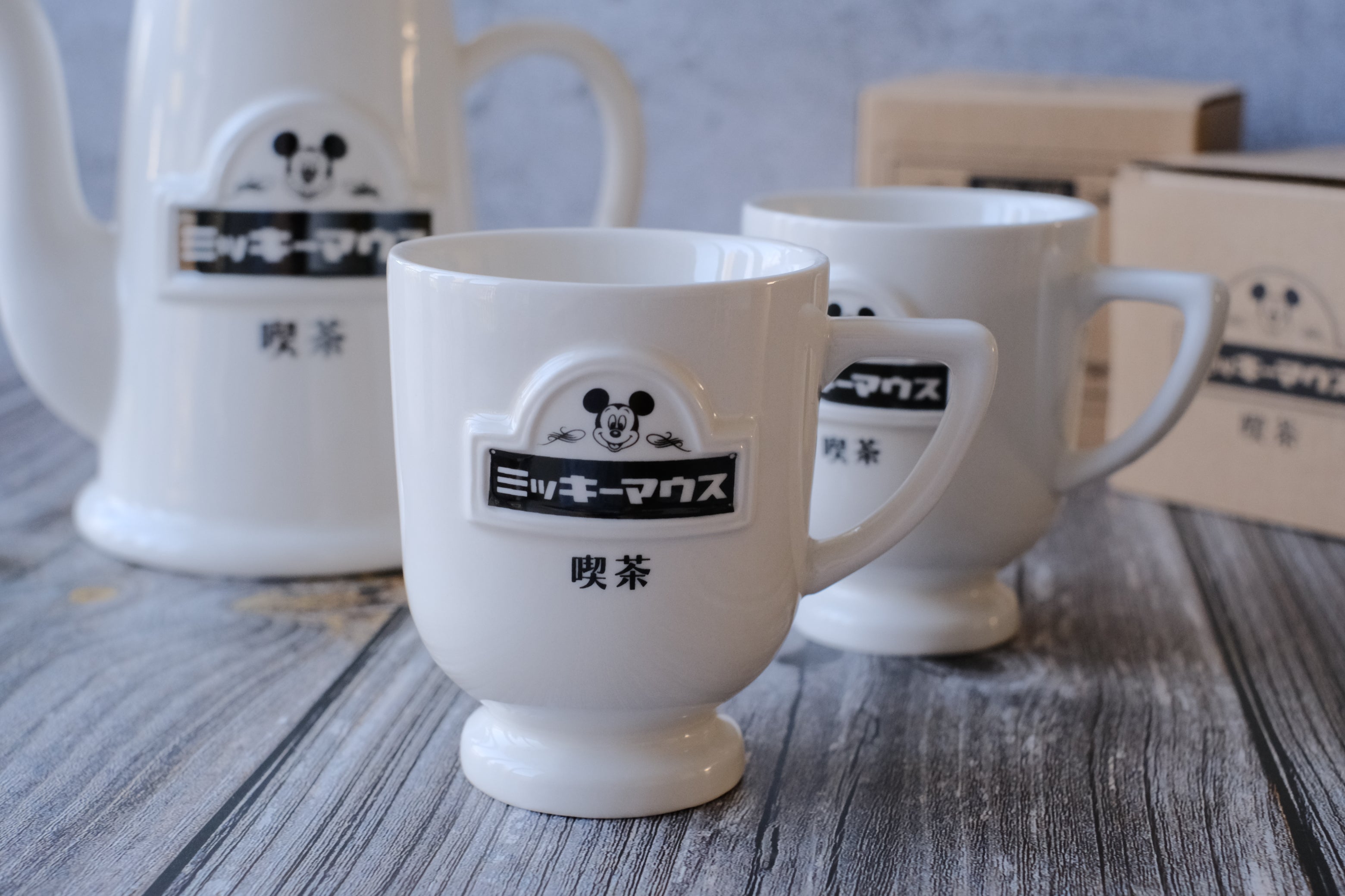Mickey Mouse Coffee Mug / Vintage Mickey Mouse Mug Teacup / Retro