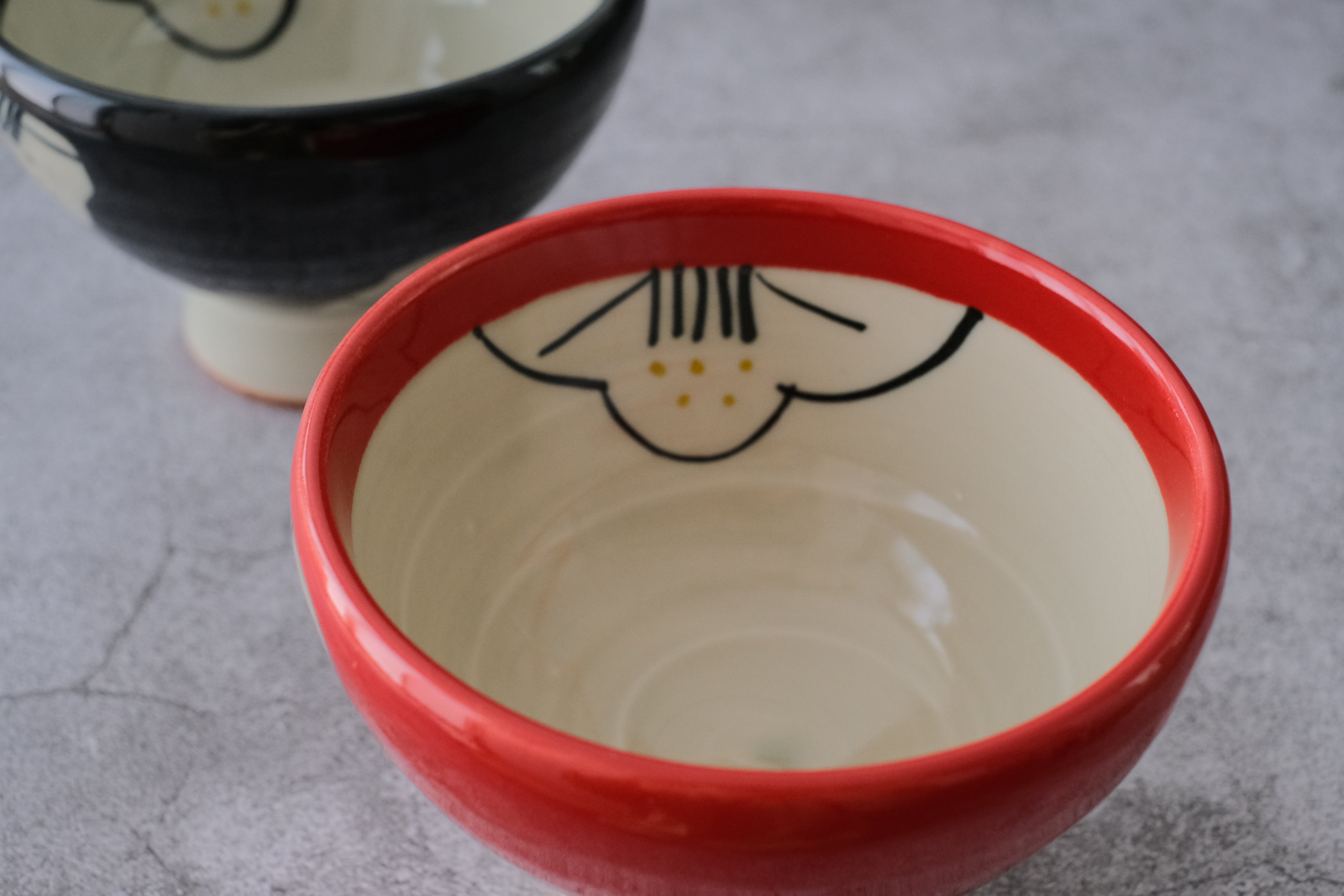 Minoyaki Camellia High Neck Medium Donburi Bowl