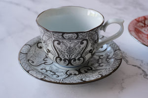 Aritayaki Classic Gallery Arabesque Pair Coffee Cup & Saucer Set