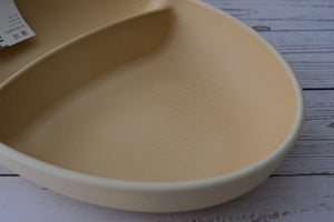 Earthcolour ABS Resin Partitioned Antibacterial Oval Plate