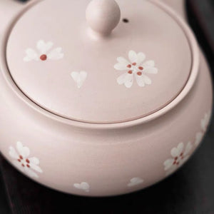 Tokoname Works Akira Light Sakura Peach Teapot