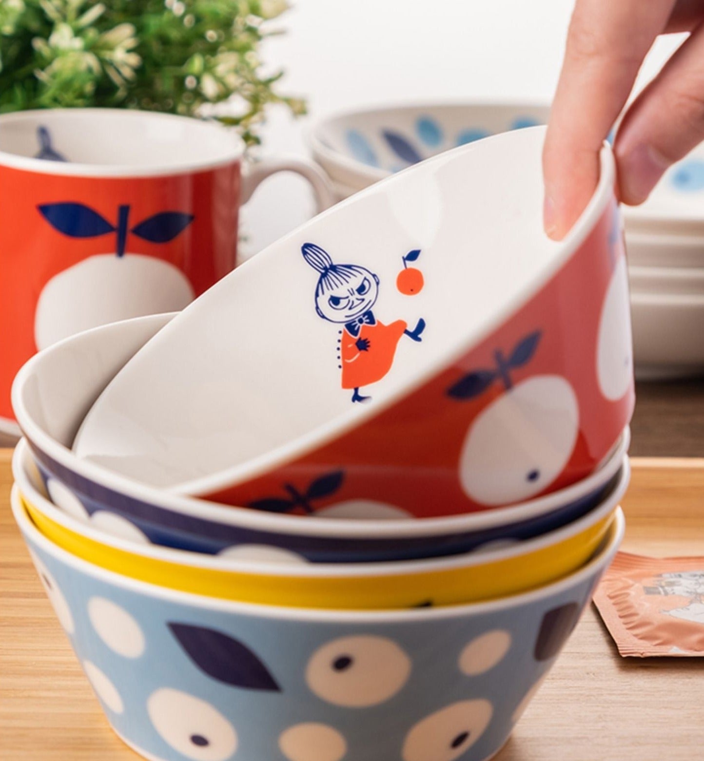 PRE-ORDER Yamaka Moomin Fruits & Florals Cereal Bowls