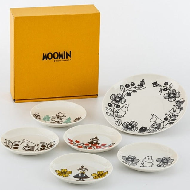 Yamaka Moomin Valley Nordia 6 Piece Plate Set