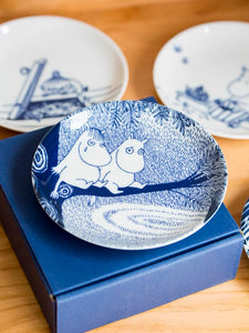 Moomin Indigo Tarina Sketch Medium Plate Set