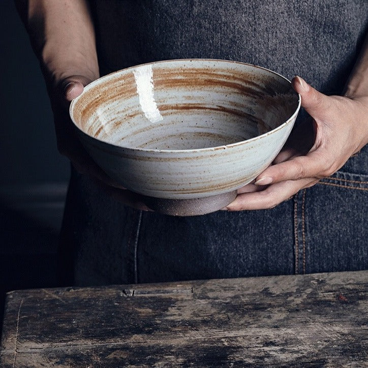 Handmade S'mores Swirl Earthenware Dinner Series