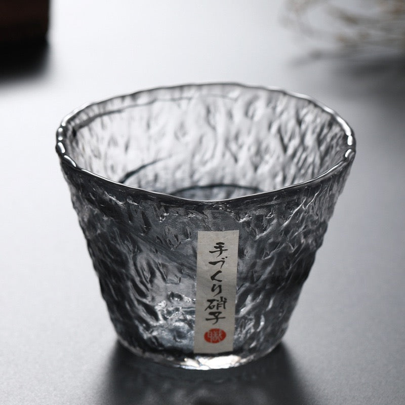 Hatsuyuki Drink Glass - Inked Snow
