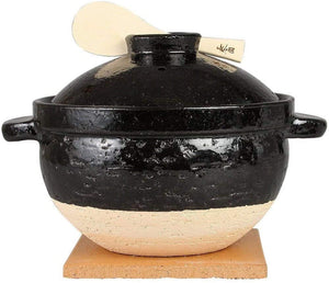 Nagatani-en (長谷園) Iga-yaki Double Lid Kamado-san Donabe Clay Pot