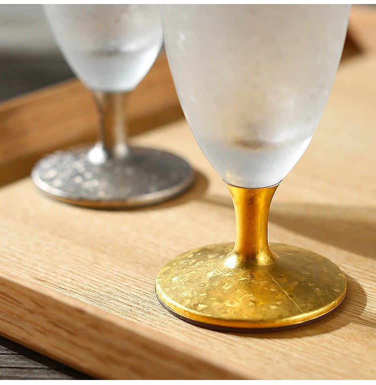 Aderia Jitsu-Getsu Sun & Moon Short Stem Champagne Glass Set