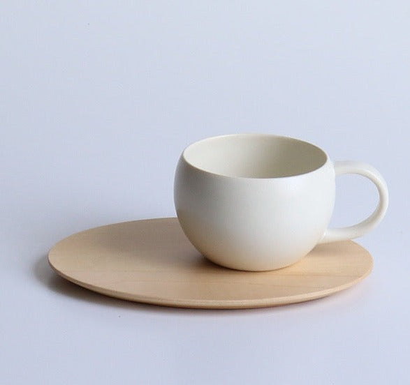Saliu Japan Coffee/ Tea Cup & Yamazakura Oval Saucer