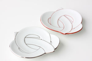 Taseigama Aritayaki Musubi Plate - Tri-knot