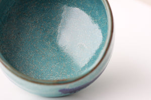 Powdered Blue Minoyaki Matcha Bowl