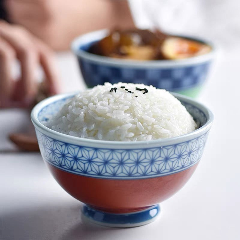 Hasamiyaki 5 Piece Somenishiki Round Rice Bowls