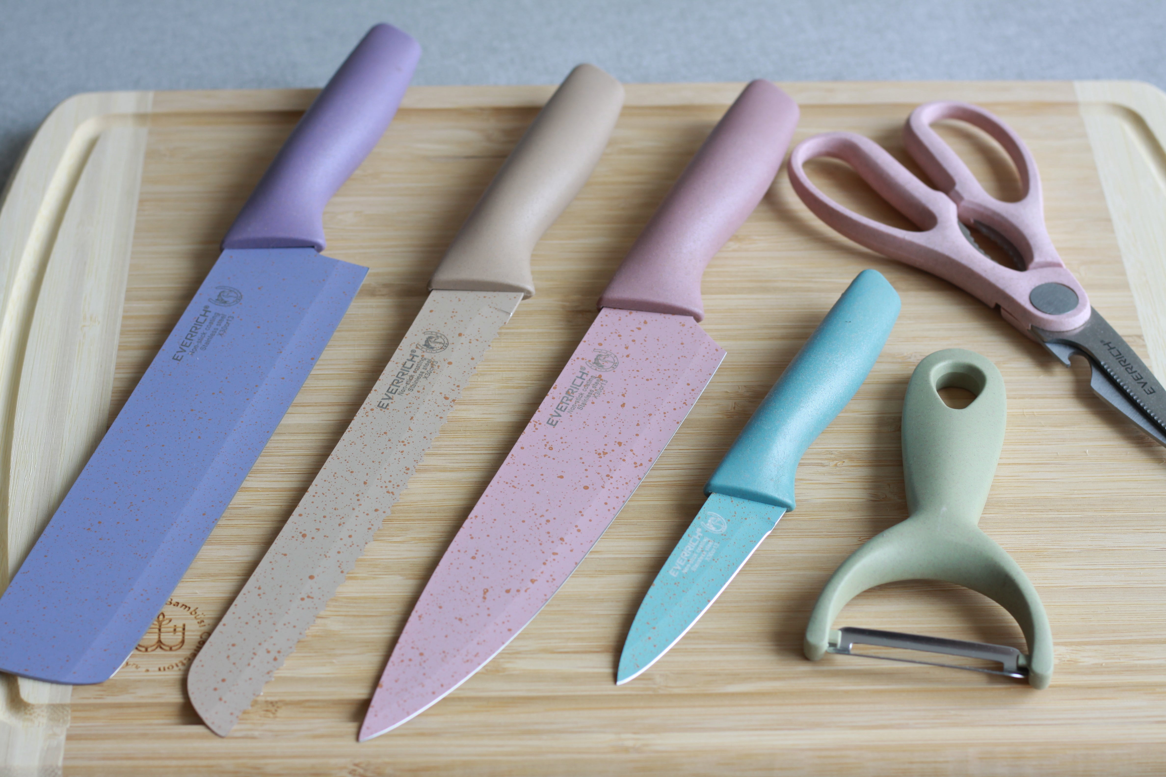 Everrich Knife Set Pastel knife set - Romayn's Online Shop