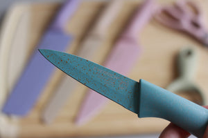 Everrich Pastel Kitchen Essentials Knife Set