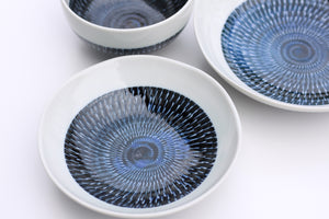 Tobikanna Mino Ware Tableware - Navy