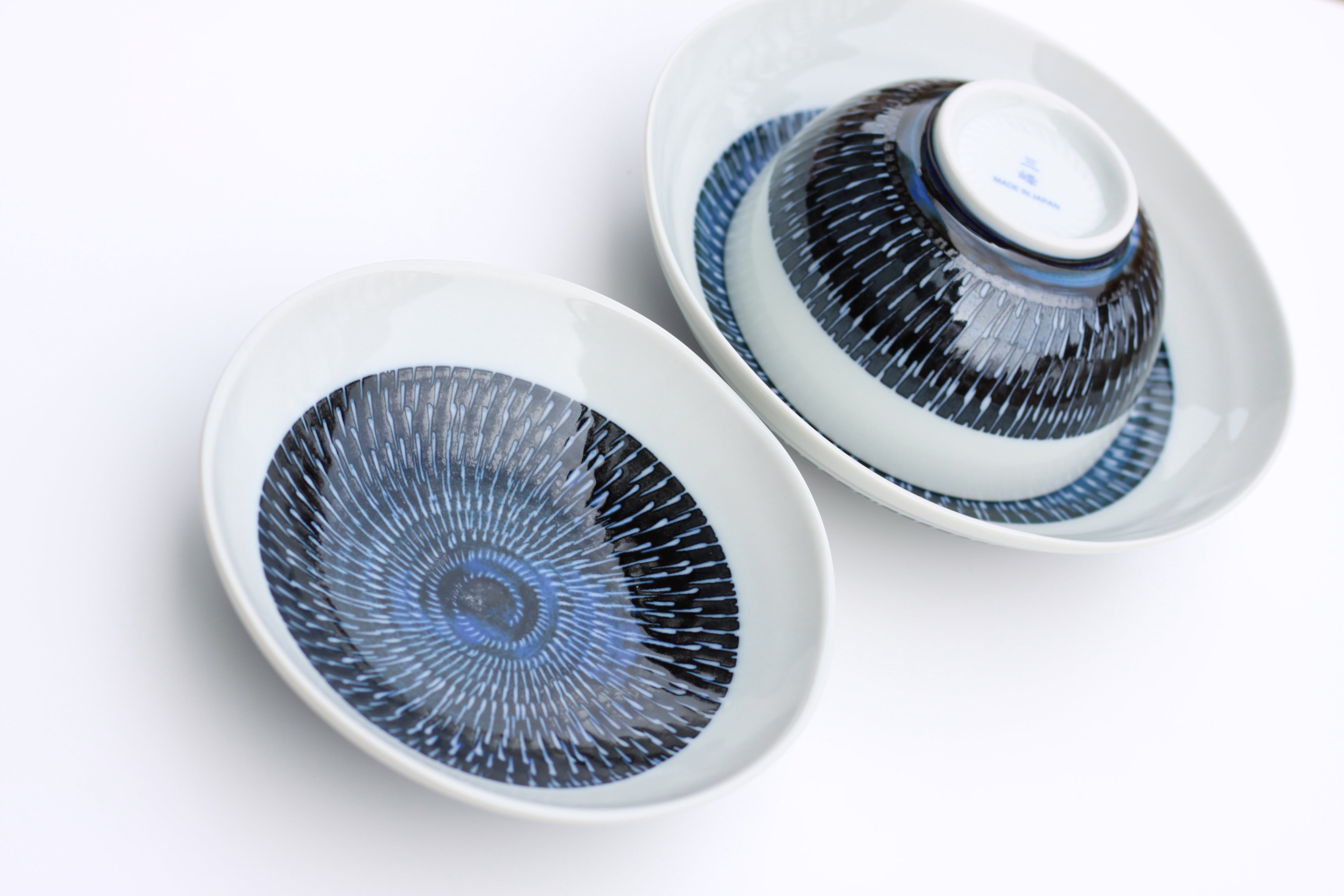 Tobikanna Mino Ware Tableware - Navy
