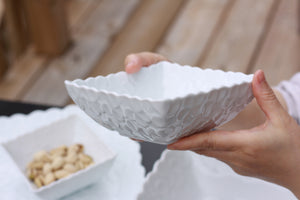 Frangipani White Plumeria Dinnerware Series