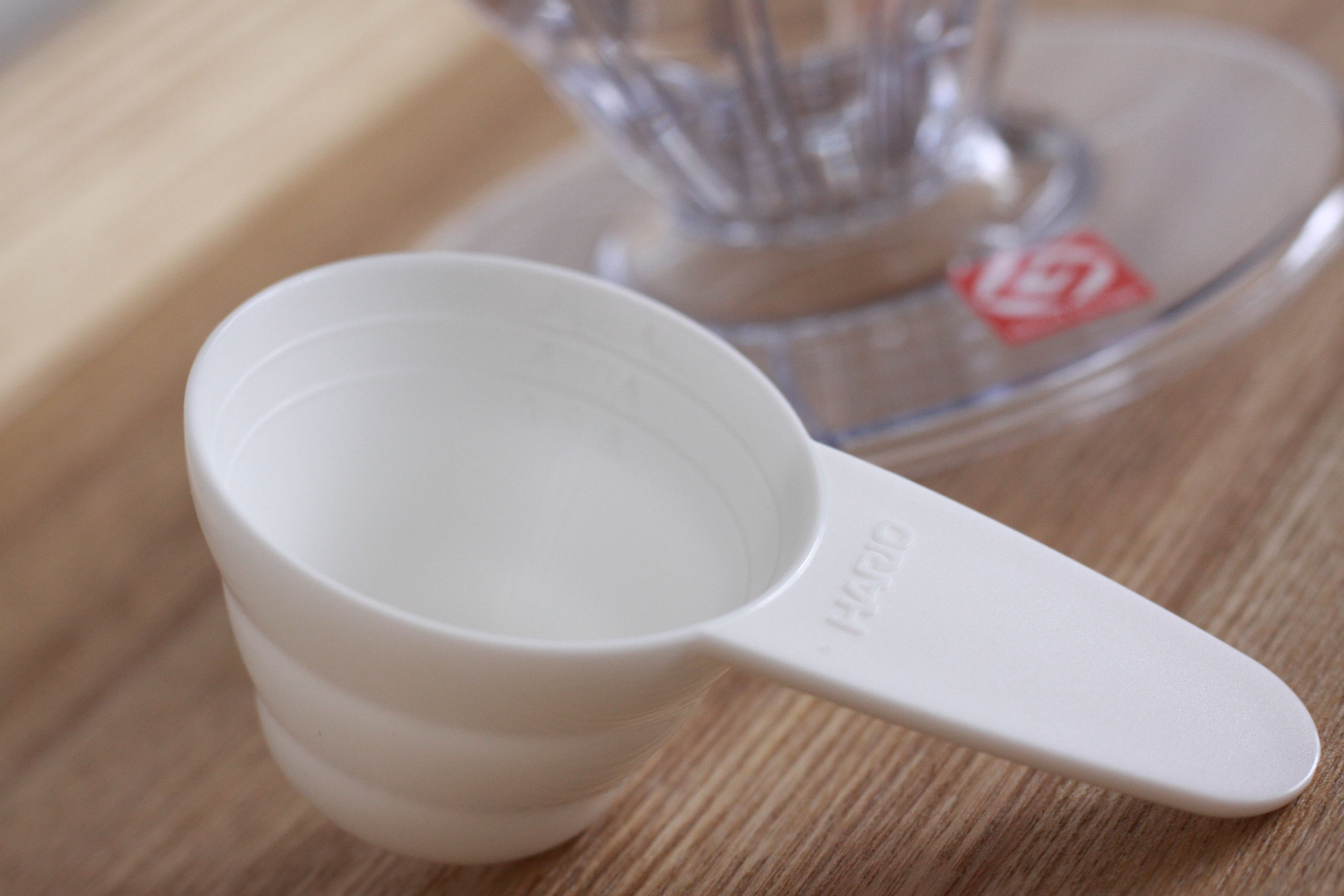 Hario V60-02 Clear Dripper with Measuring Spoon