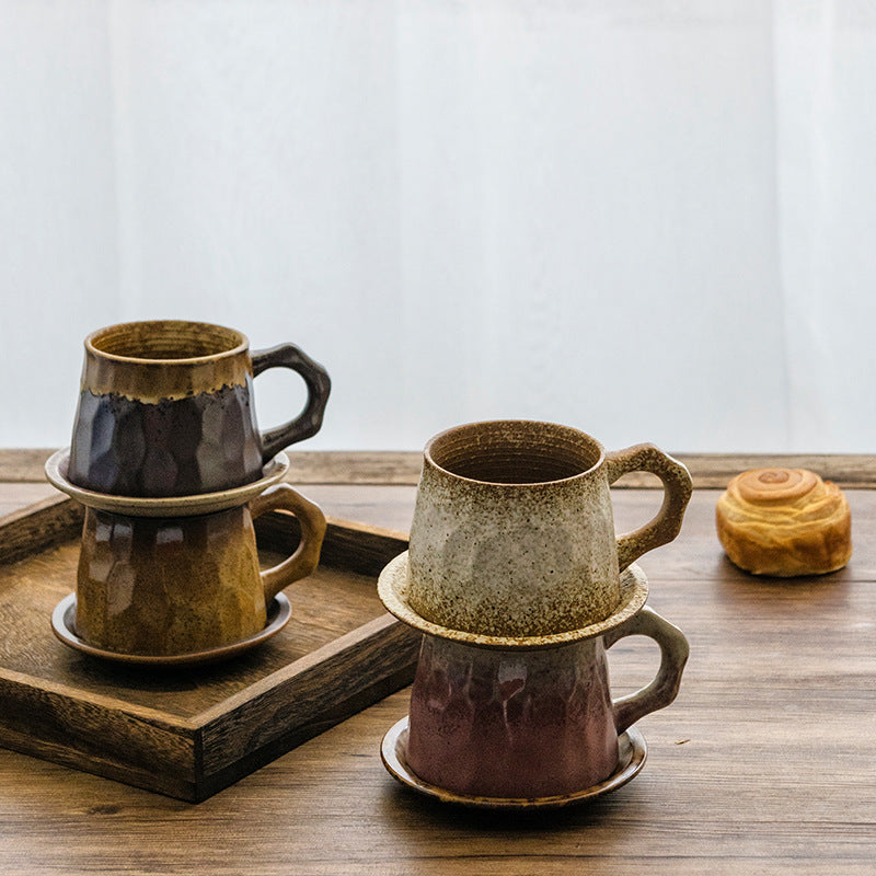 Artisan Stoneware Cup & Saucer