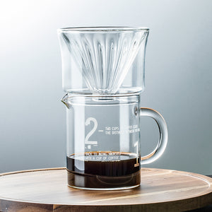 Pour Over Coffee Maker - Dripper & Server Set