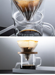 Pour Over Coffee Maker - Dripper & Server Set