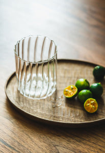 Curved Stripe Cocktail Glass