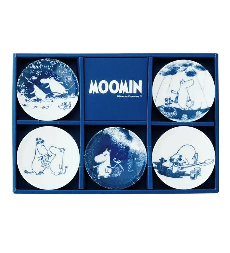 Moomin Indigo Tarina Sketch Kosara Petite Plate Set